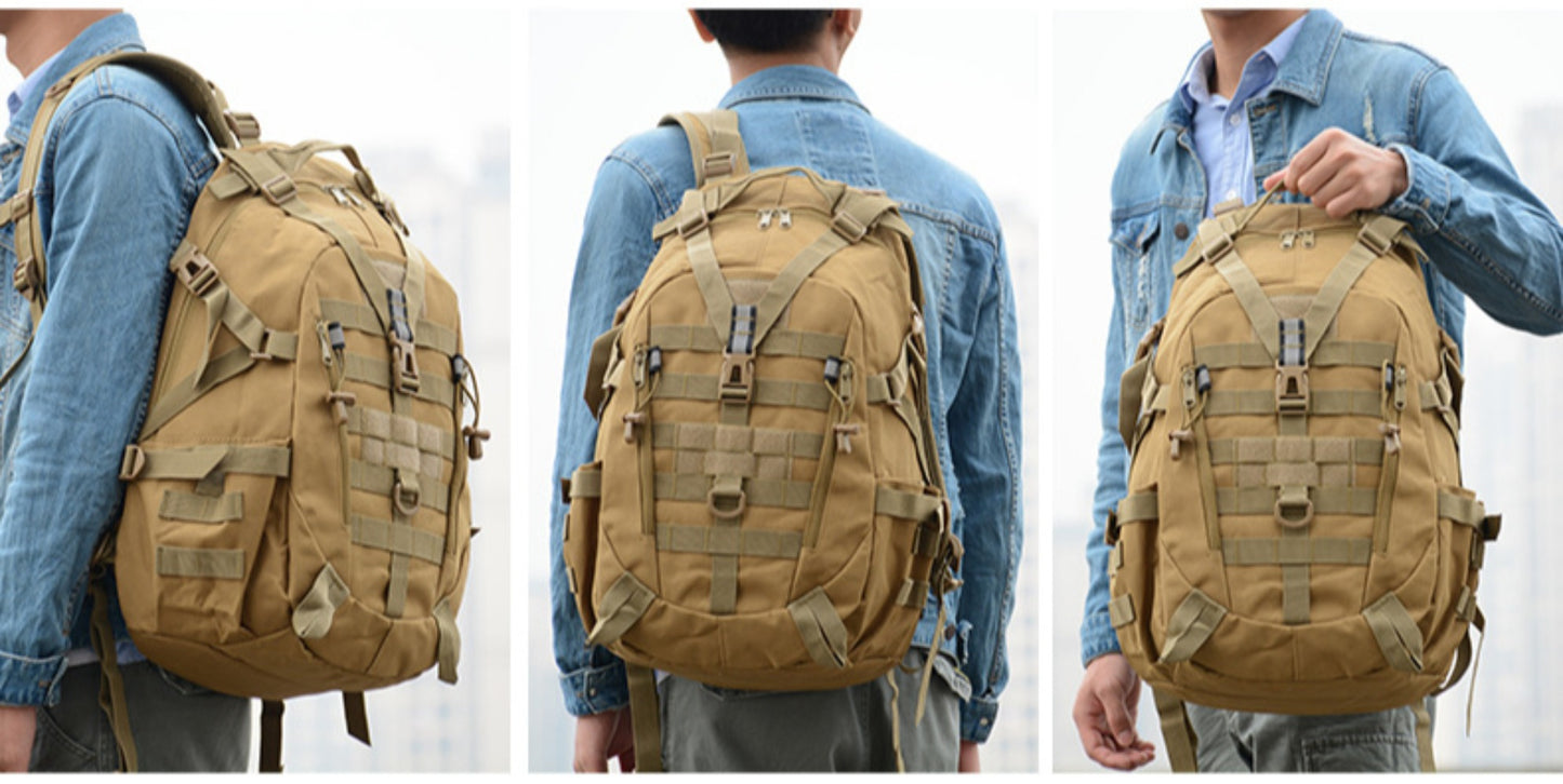 SSDH Military Backpack Multi-function Tactical Backpack Molle Loading System Military Backpack Hiking Camping Travel Outdoor Backpack
