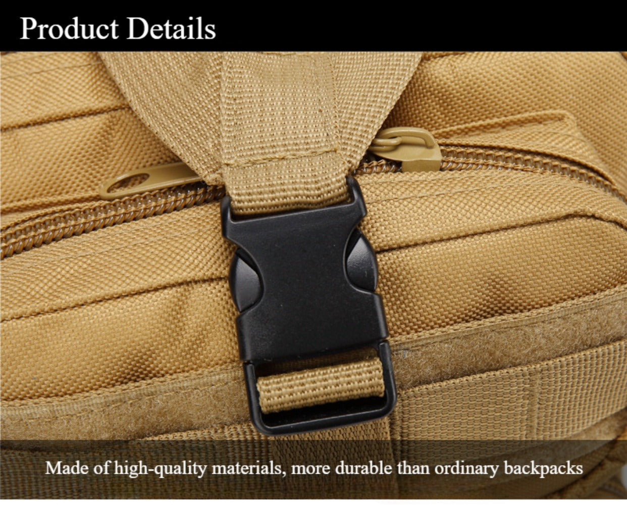 SSDH Military Tactical Backpack Molle Military Shelter Bag for Outdoor Hiking Camping Hun
