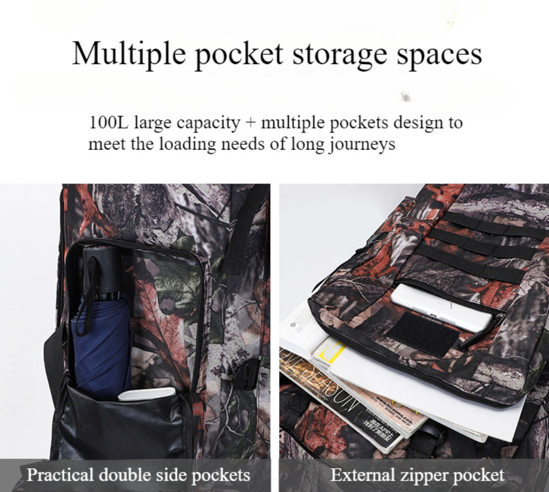 SSDH Military Backpack Molle Tactical Backpack Large 70L/100L Shelter Bag Hiking Camping Backpack