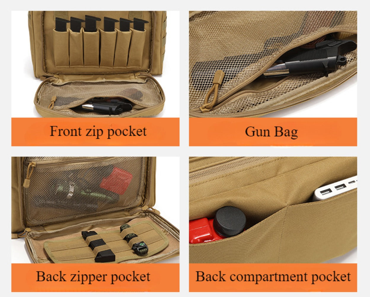 SSDH Tactical Gun Range Bag Tactical Backpack for Law Enforcement Military Duty with Molle System