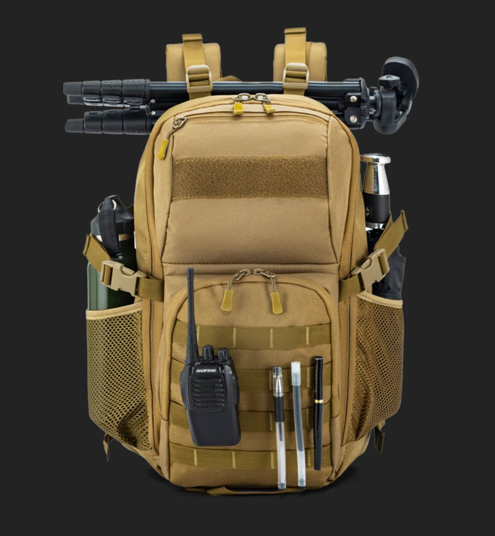 SSDH Military Tactical Backpack 30L Waterproof Large Capacity Backpack Hiking Bag Emergency Assault Bag