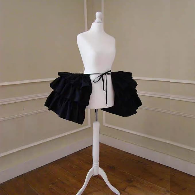 SSDH Baroque Pannier Petticoat Rococo Bustle Hoops Ruffled Cages Skirt Cosplay Lolita Underskirt Crinoline for Women