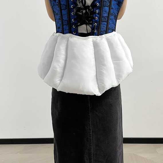 SSDH Elizabethan Tudor Bumroll Bum Pad White Petticoat Pannier Victorian Rump Pad Cosplay Costume Bustle Skirt