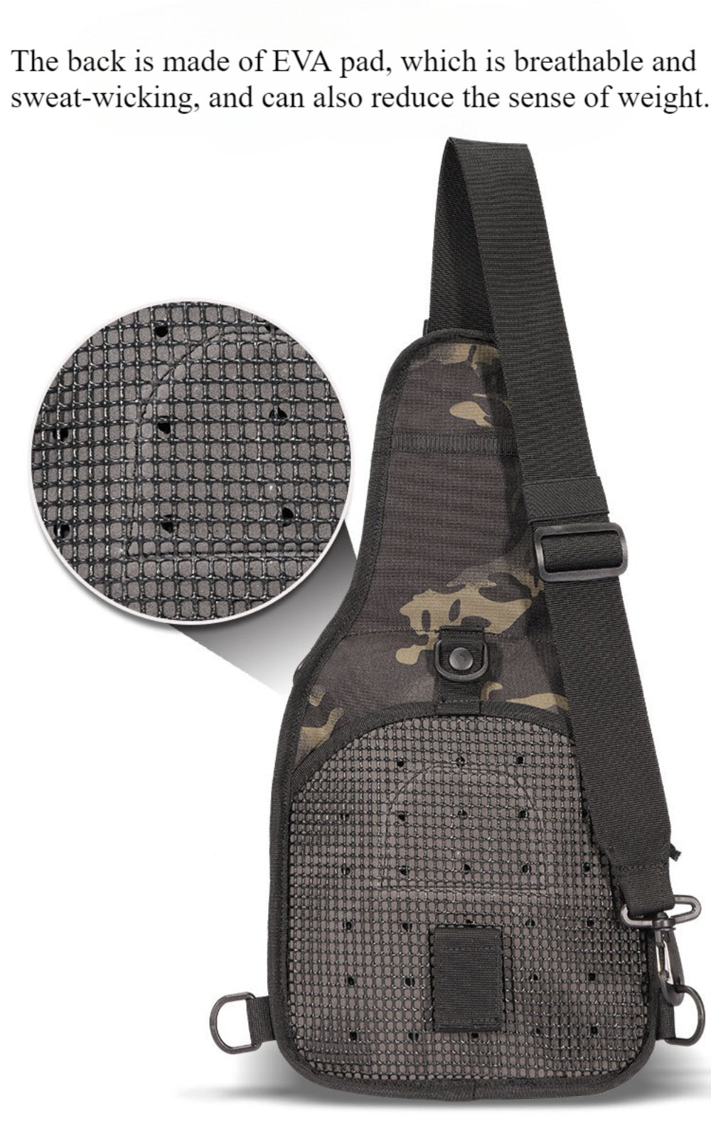 SSDH Outdoor Tactical Backpack Military Sports Bag Single Shoulder Tactical Bag for Daily Carry