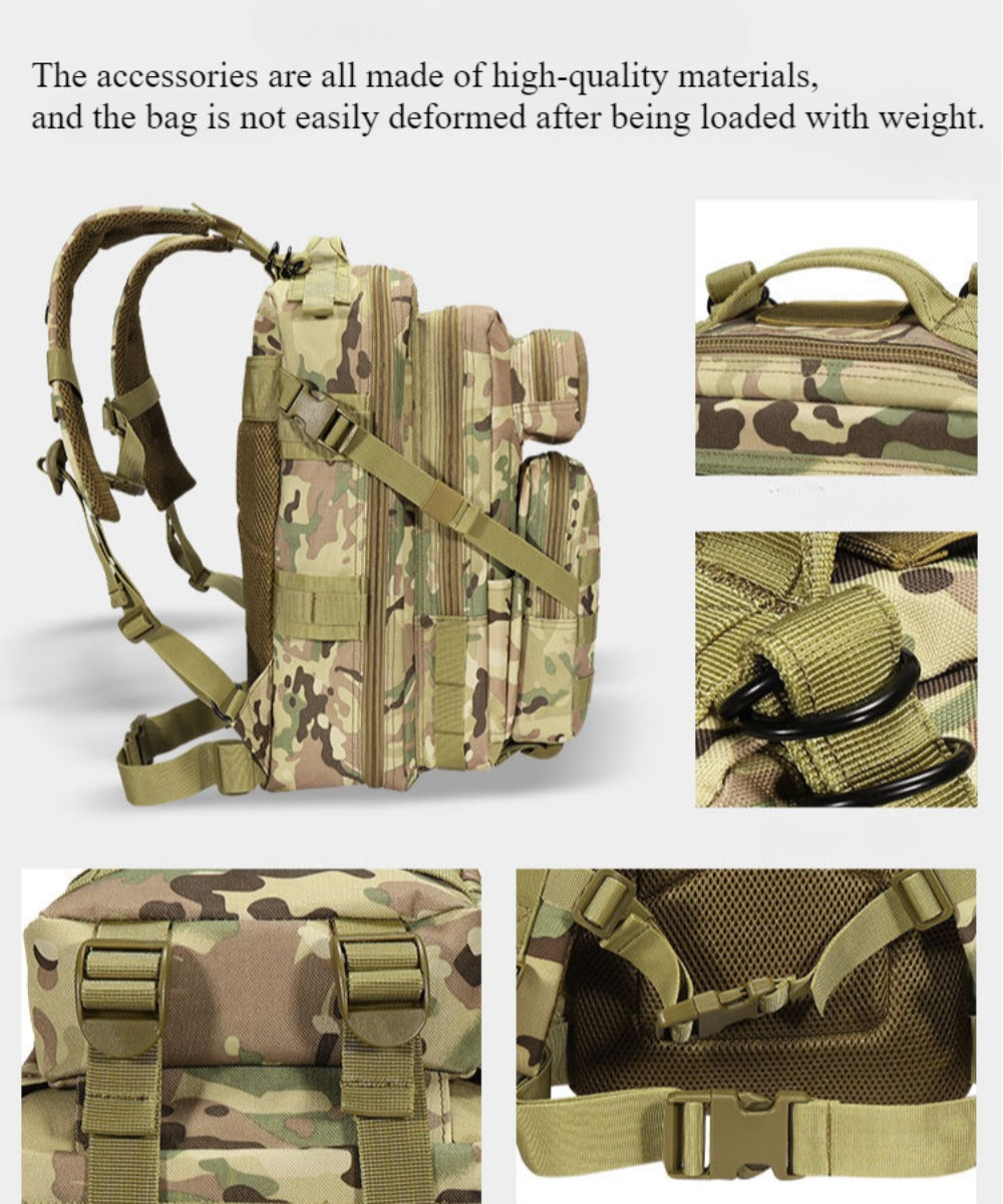 SSDH Tactical Backpack Large Capacity Military Molle Backpack Outdoor Camping Hiking Mountaineering Backpack