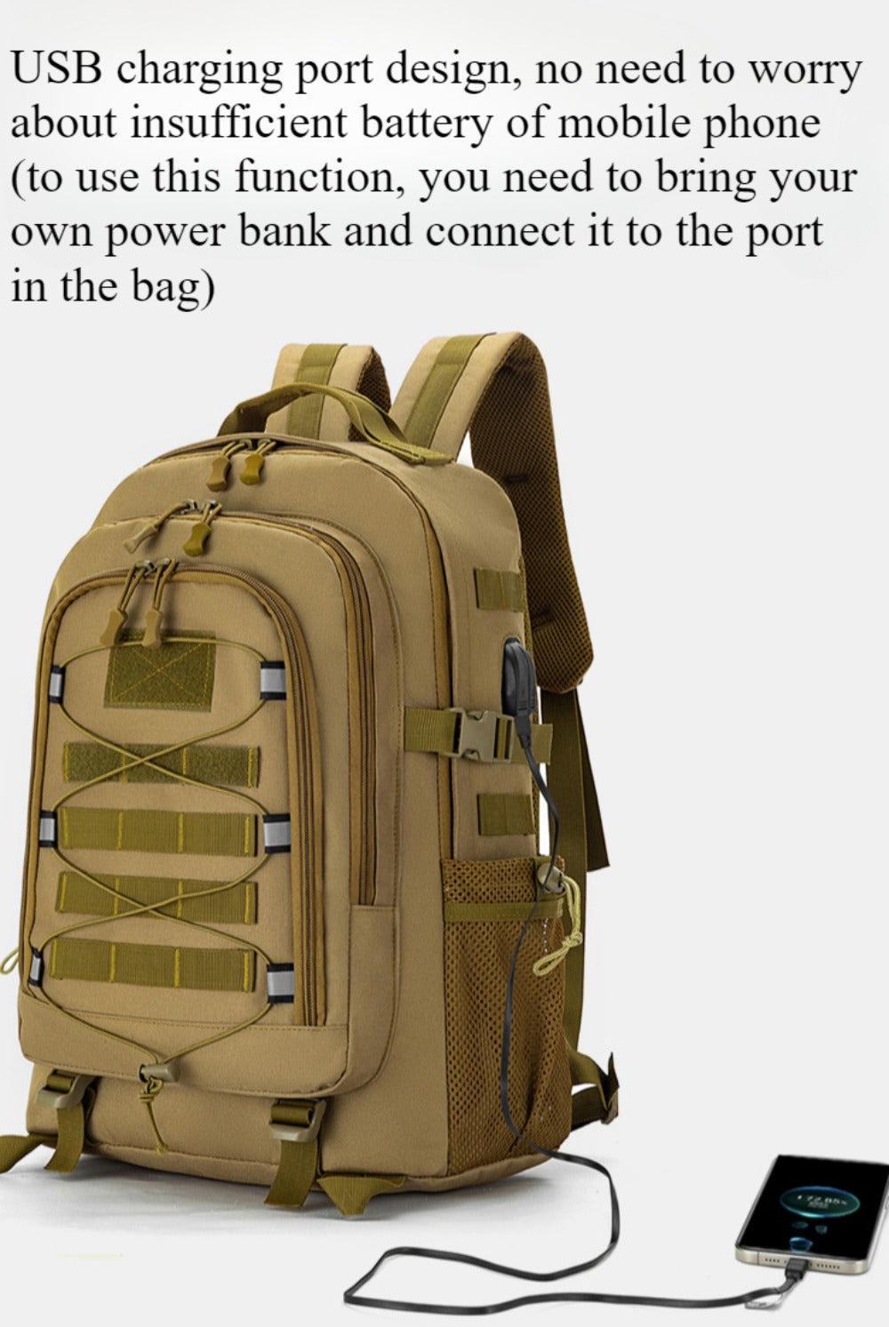 SSDH Molle Backpack Tactical Backpack Outdoor Mountaineering Travel Bag Hiking Bag