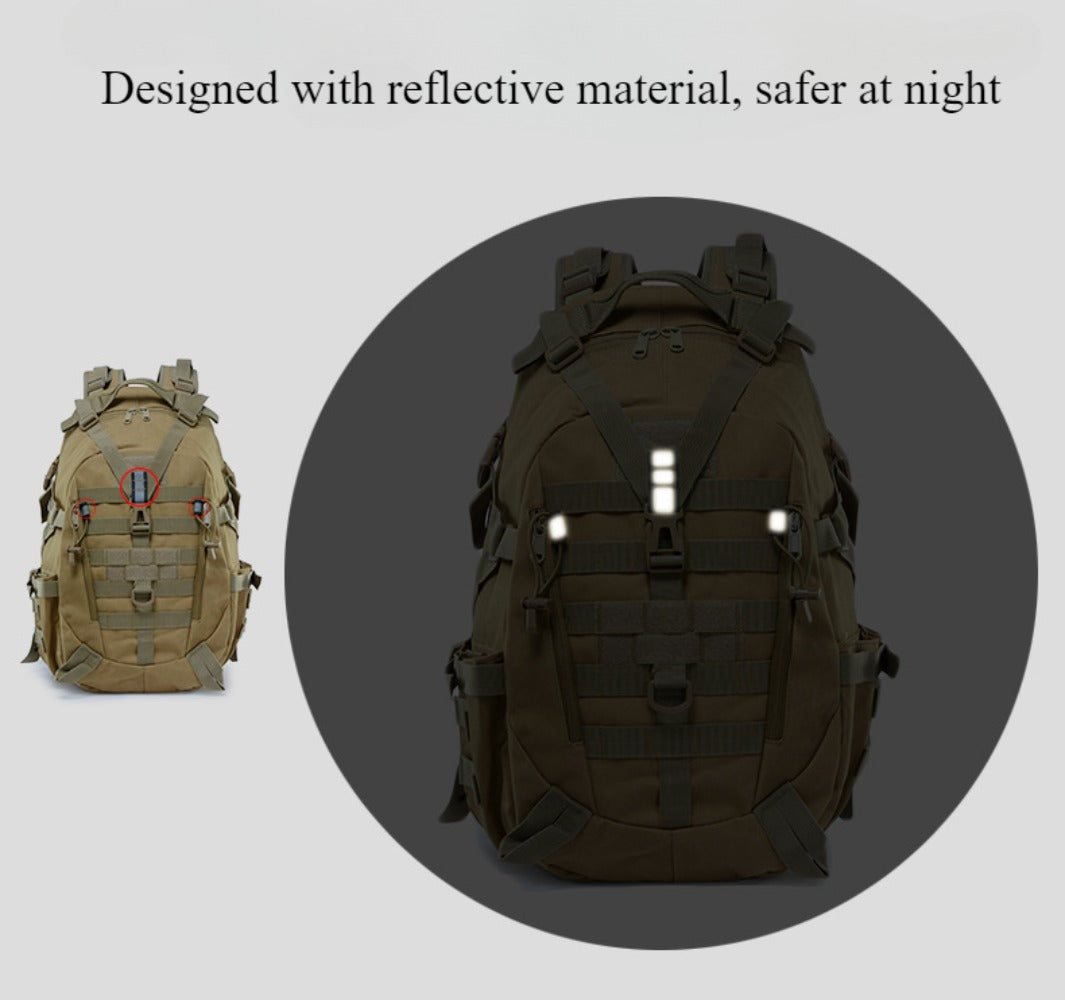 SSDH Military Backpack Multi-function Tactical Backpack Molle Loading System Military Backpack Hiking Camping Travel Outdoor Backpack