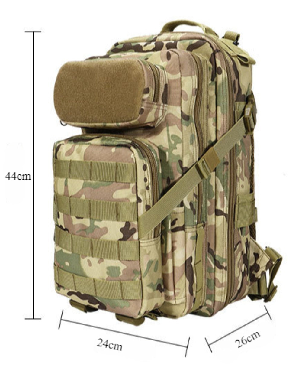 SSDH Tactical Backpack Large Capacity Military Molle Backpack Outdoor Camping Hiking Mountaineering Backpack