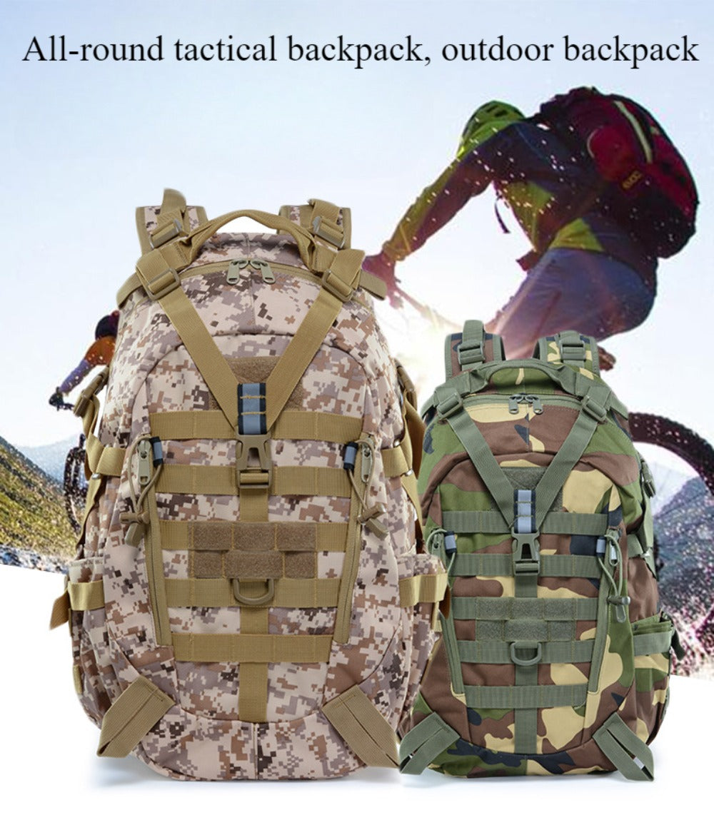 SSDH Military Backpack Multi-function Tactical Backpack Molle Loading System Military Backpack Hiking Camping Travel Outdoor Backpack