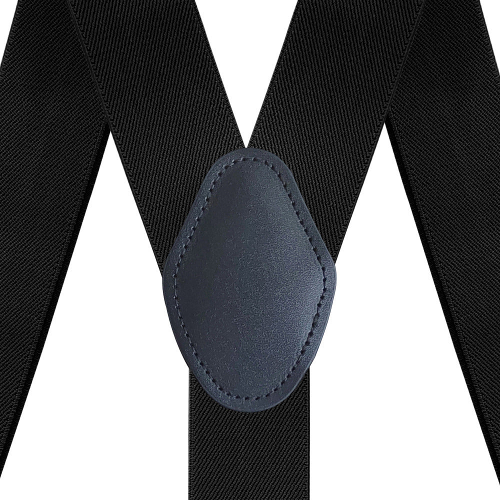 SSDH Suspenders for Men with 3 Strong Metal Clips Y Style Wide 3.5 cm Heavy Duty Suspenders Trouser Braces Adjustable and Elastic for Men and Women