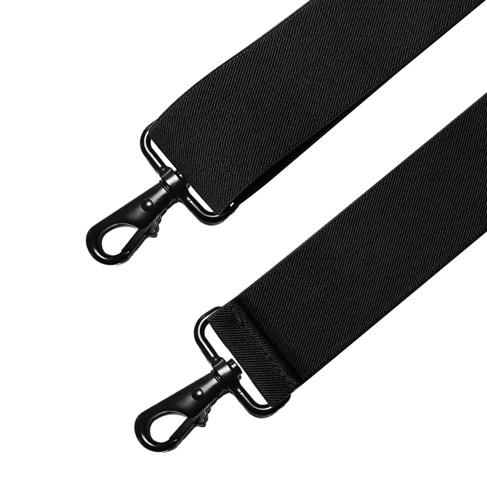 SSDH Suspenders for Men with 4 Metal Swivel Hook Heavy Duty Elastic Adjustable Straps X Shape Vintage Formal Braces