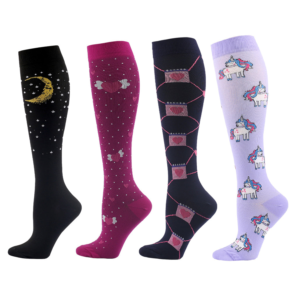 SSDH Compression Socks for Women & Men Circulation (20-30 mmHg) , is Best Support for Running, Nurses, Cycling, Athletic.