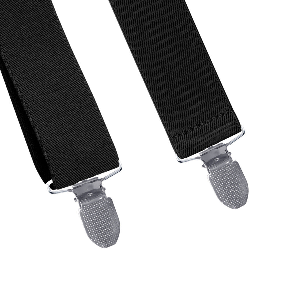 SSDH Suspenders for Men with 3 Strong Metal Clips Y Style Wide 3.5 cm Heavy Duty Suspenders Trouser Braces Adjustable and Elastic for Men and Women