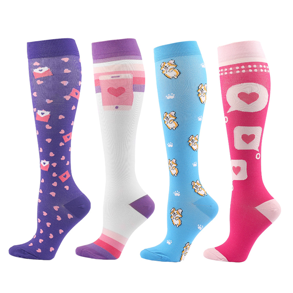 SSDH Compression Socks for Women&Men Circulation (20-30 mmHg) , is Best Support for Running,Nurses,Cycling,Athletic.