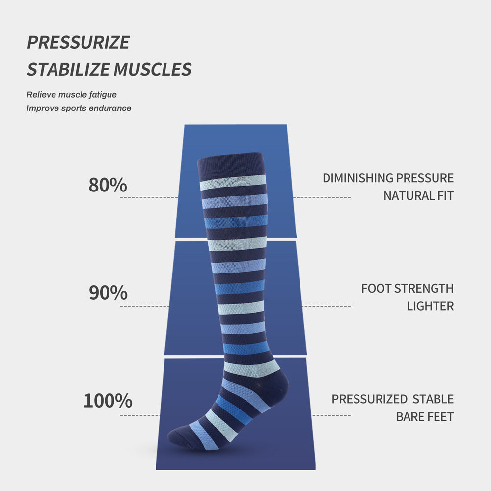 SSDH Compression Socks for Women & Men Circulation (20-30 mmHg) , is Best Support for Running, Nurses, Cycling, Athletic.