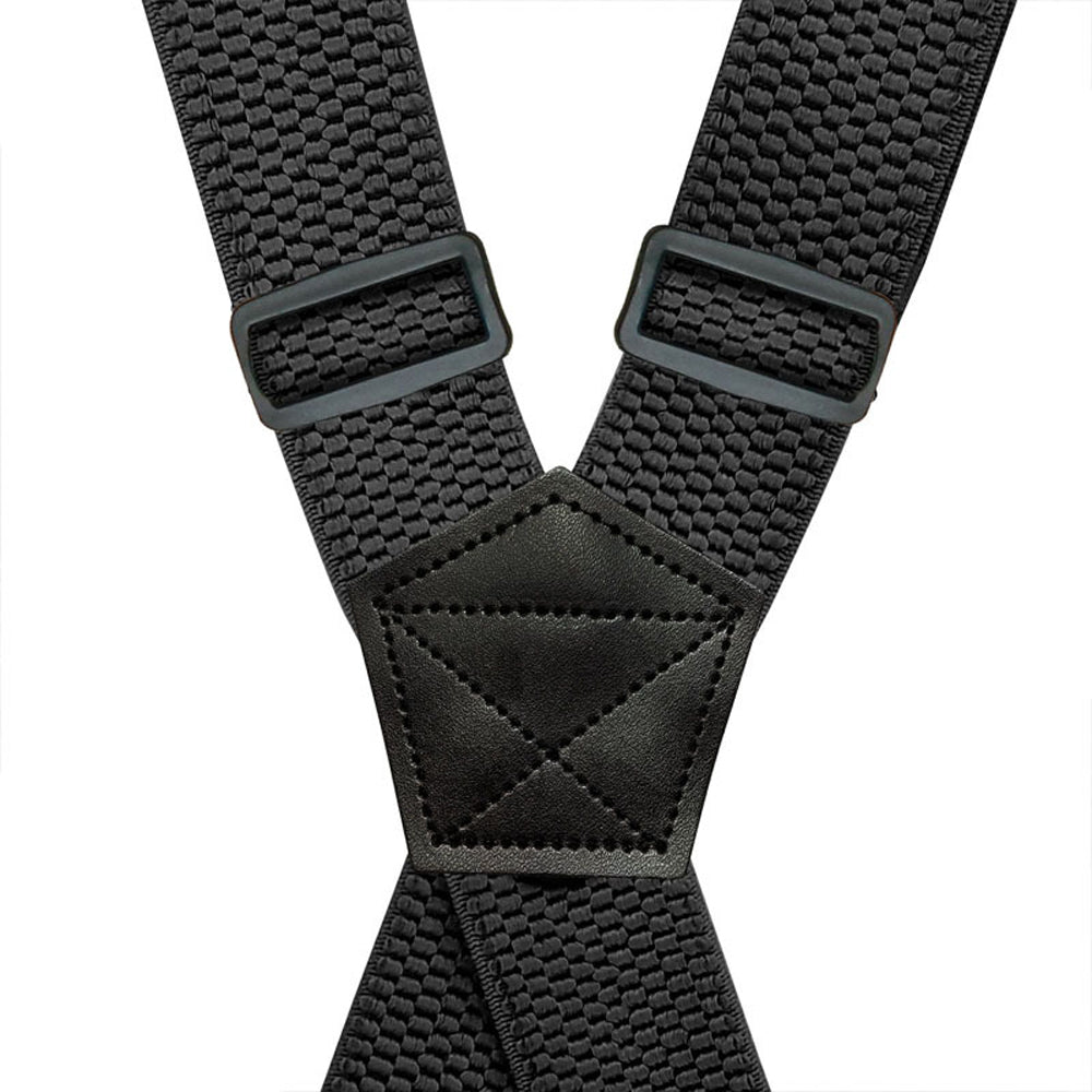 SSDH Suspenders for Men Vintage Heavy Duty 4 Swivel Hook for Belt Loops Adjustable X Back