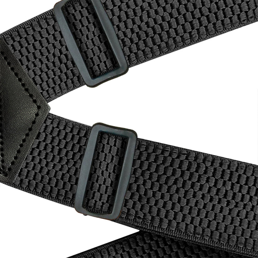 SSDH Mens Suspenders Very Strong 1 1/2" Wide 4 Plastic Clips Heavy Duty Braces X Style Adjustable Suspenders