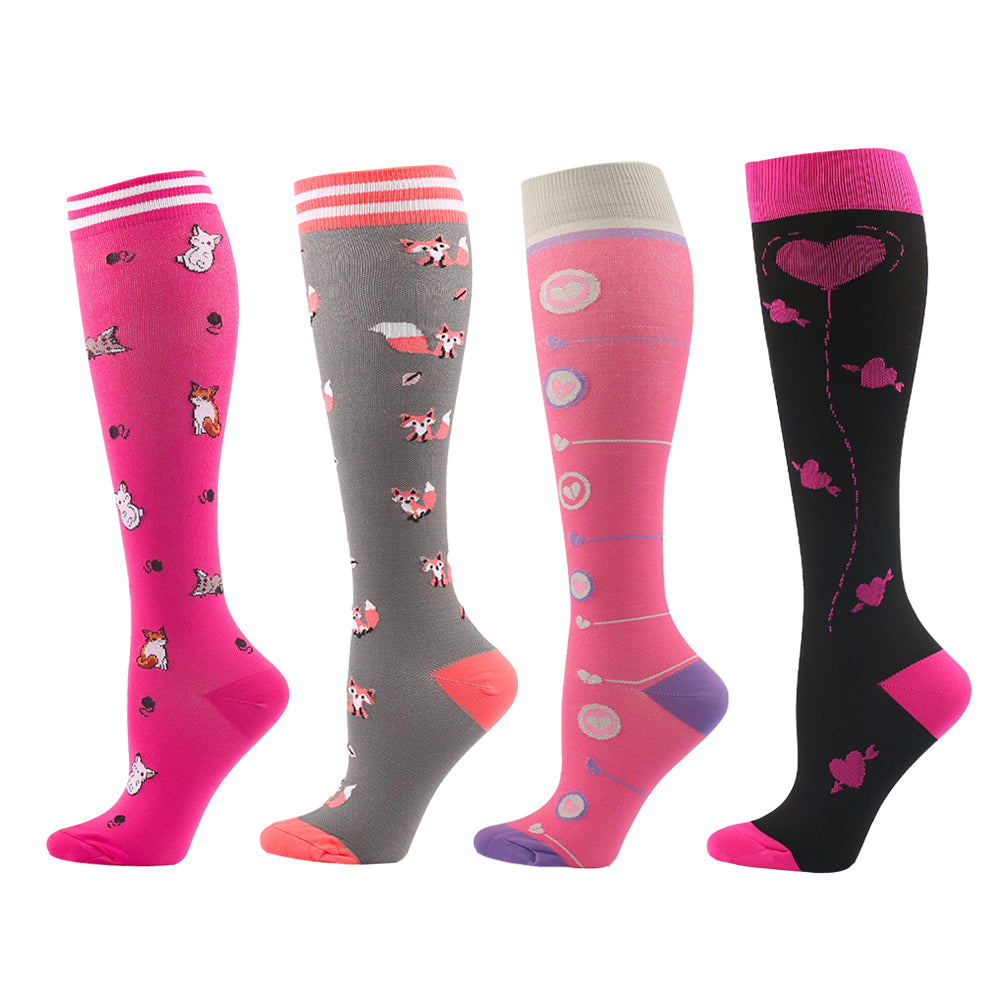SSDH Compression Socks for Women&Men Circulation (20-30 mmHg) , is Best Support for Running,Nurses,Cycling,Athletic.