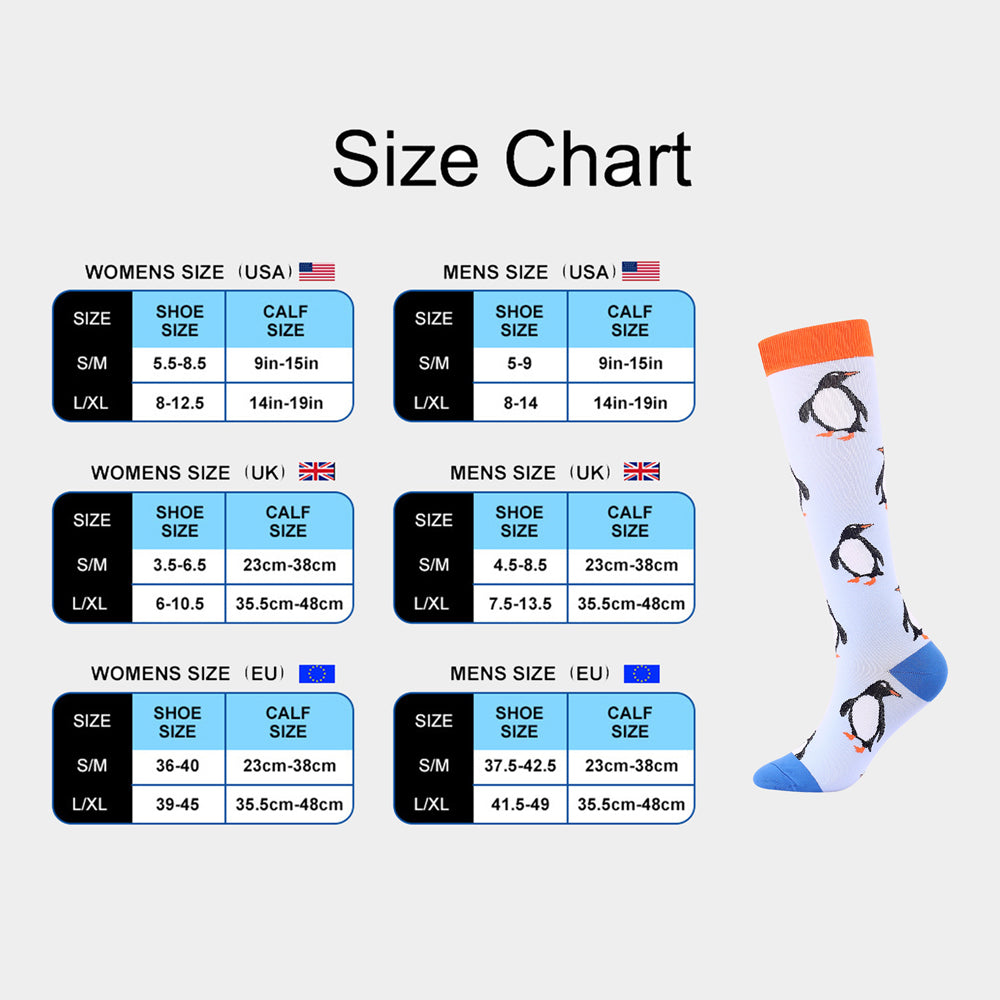 SSDH Compression Socks for Women&Men Circulation (20-30 mmHg) , is Best Support for Running,Nurses,Cycling,Athletic.