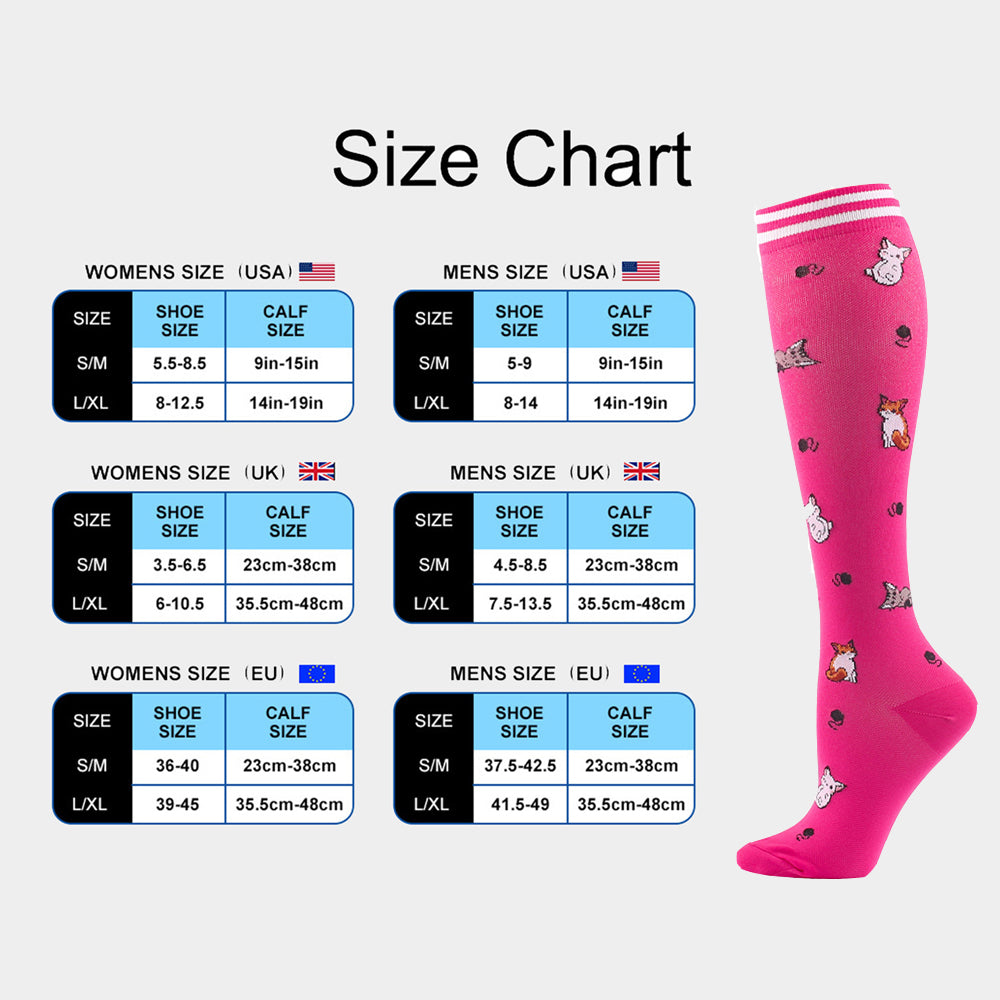 SSDH Compression Socks for Women&Men Circulation (20-30 mmHg) , is Best Support for Running,Nurses,Cycling,Athletic.