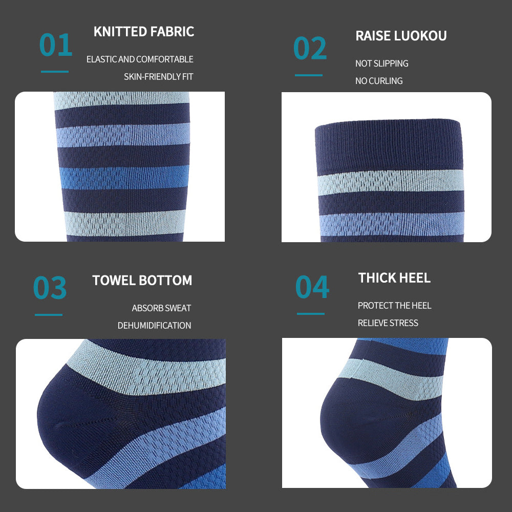 SSDH Compression Socks for Women & Men Circulation (20-30 mmHg) , is Best Support for Running, Nurses, Cycling, Athletic.