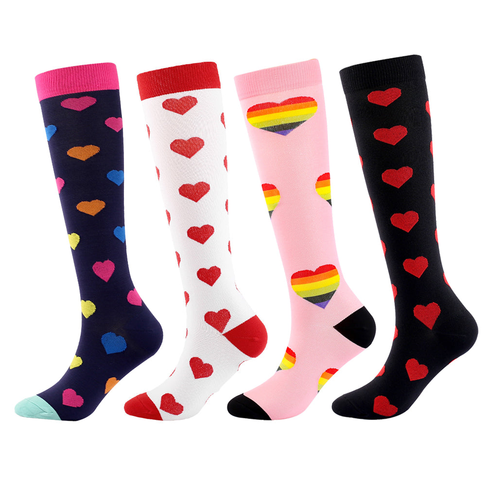 SSDH Compression Socks for Women&Men Circulation (20-30 mmHg) , is Best Support for Running,Nurses,Cycling,Athletic.