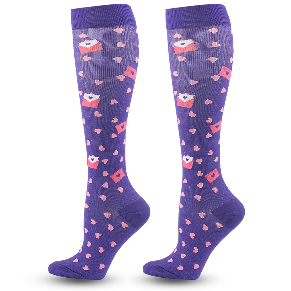 SSDH Compression Socks for Women&Men Circulation (20-30 mmHg) , is Best Support for Running,Nurses,Cycling,Athletic.