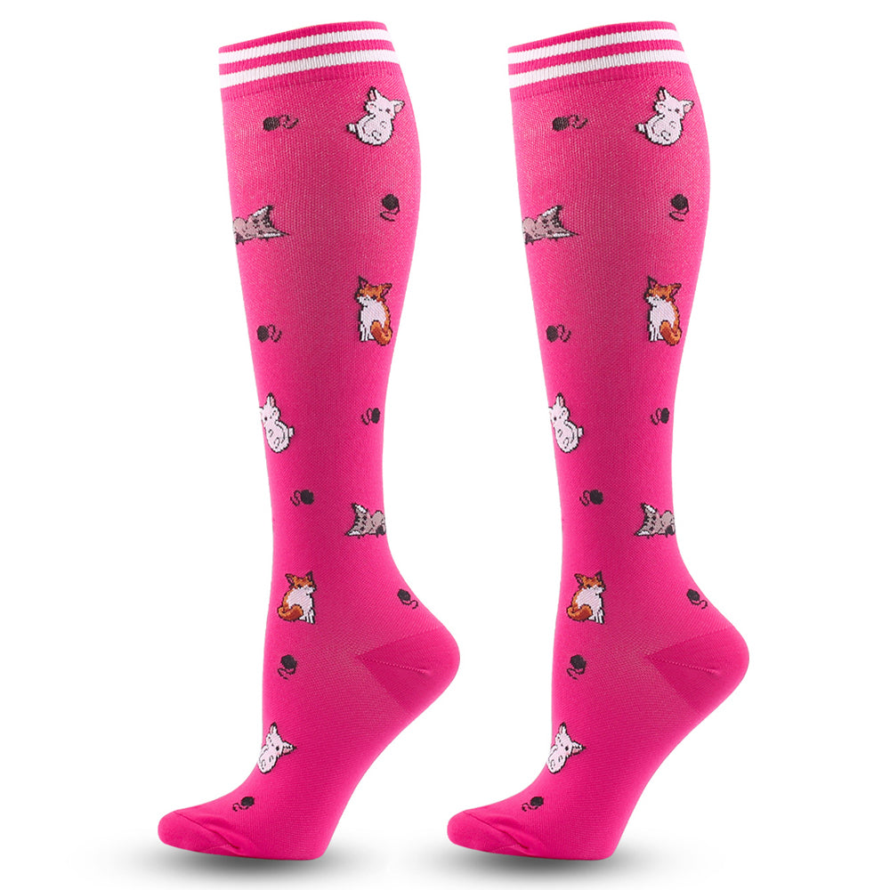 SSDH Compression Socks for Women&Men Circulation (20-30 mmHg) , is Best Support for Running,Nurses,Cycling,Athletic.
