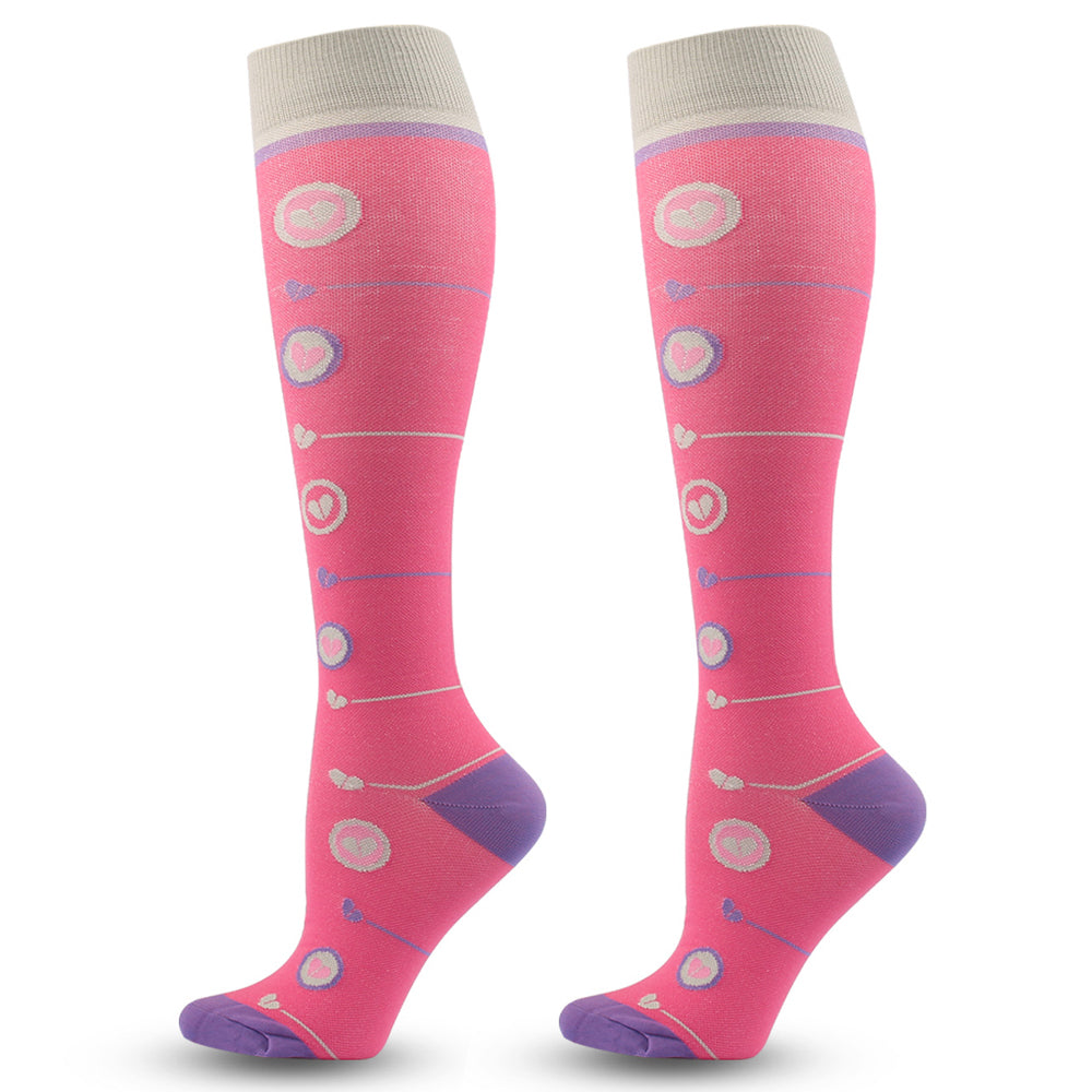 SSDH Compression Socks for Women&Men Circulation (20-30 mmHg) , is Best Support for Running,Nurses,Cycling,Athletic.