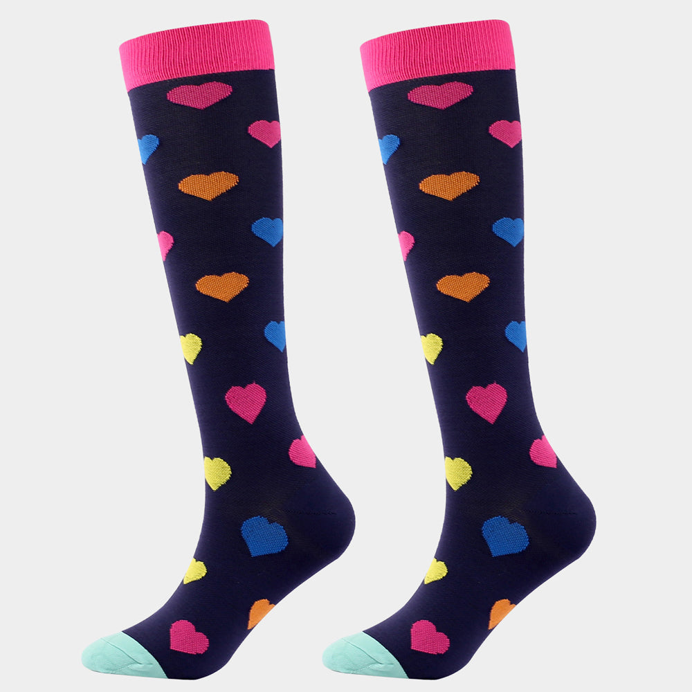 SSDH Compression Socks for Women&Men Circulation (20-30 mmHg) , is Best Support for Running,Nurses,Cycling,Athletic.