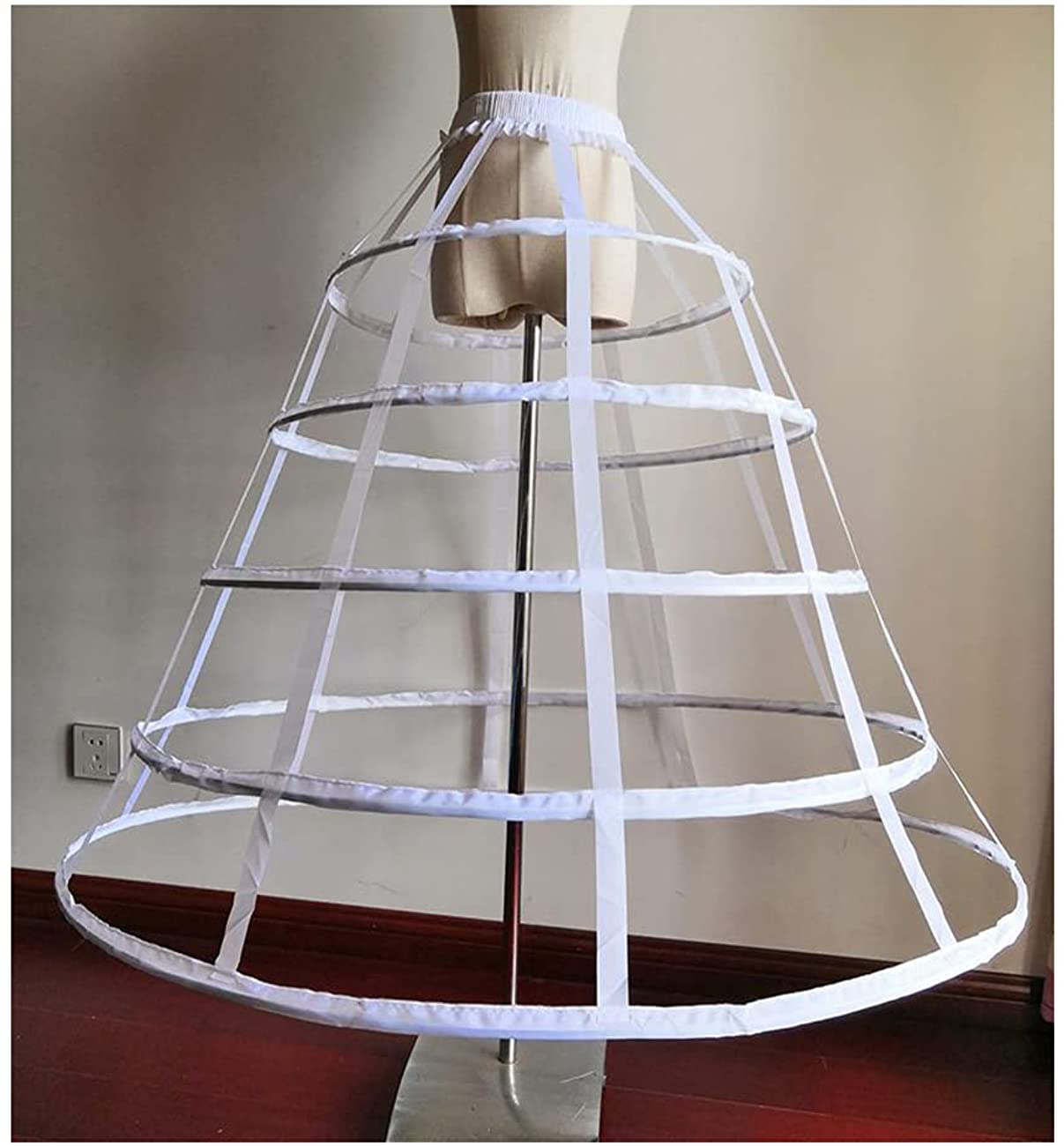 SSDH Hollow Out Caged 5-Hoop Bustle Victorian Petticoat Skirt Wedding Bridal Dress Cosplay Pannier Crinoline Underskirt Slip