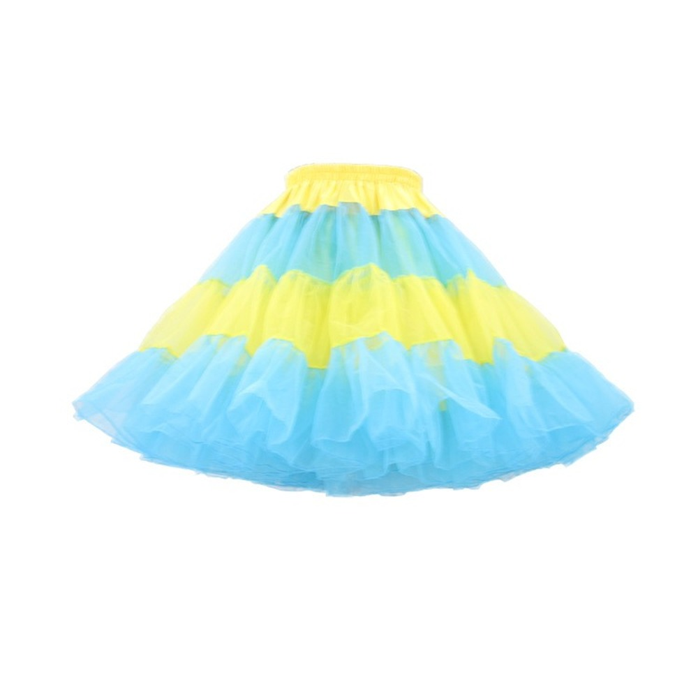 SSDH 3-Layered Pleated Lolita Tulle Petticoat Tutu Puffy Party Cosplay Princess Underskirt