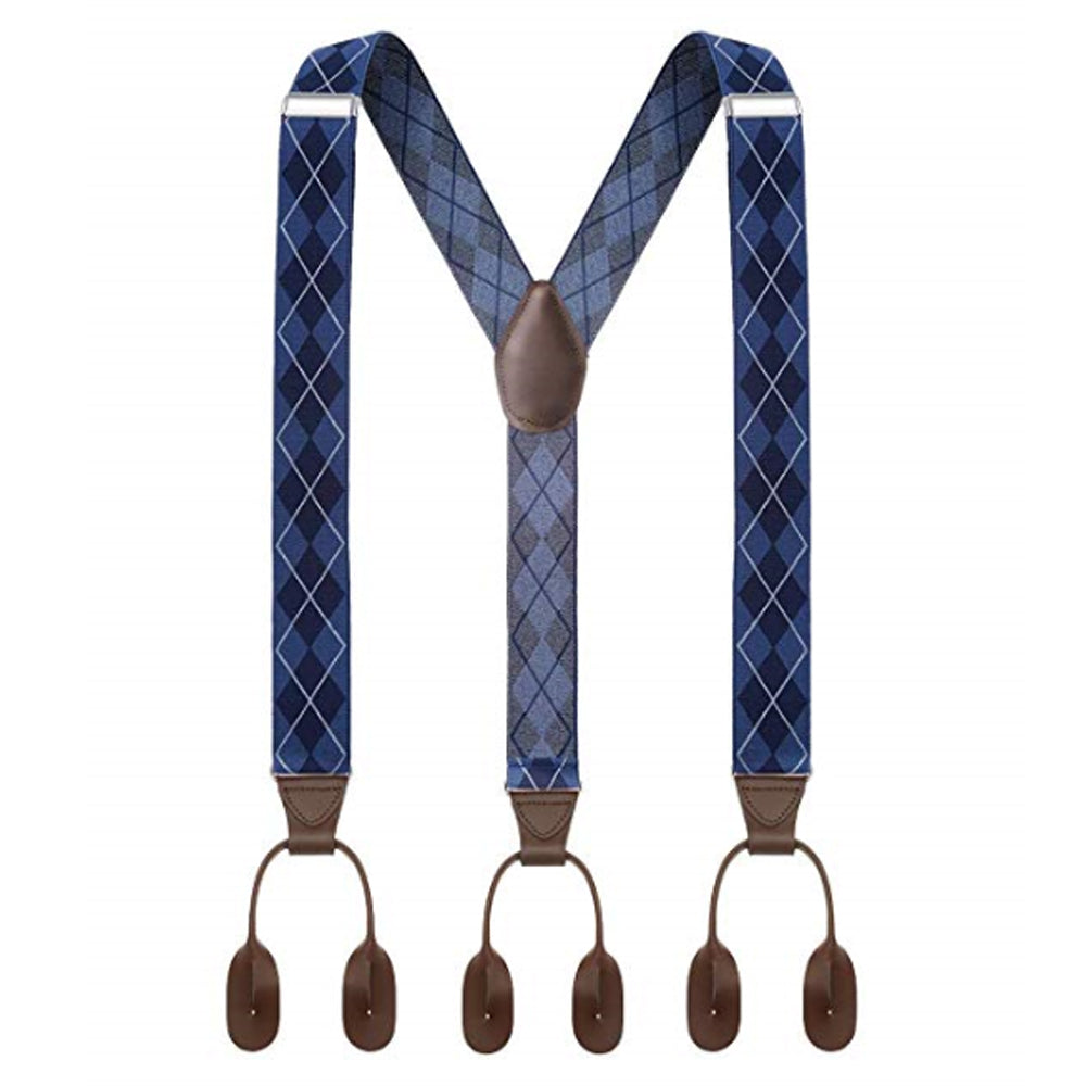 SSDH Suspender for Men Adjustable Y shape Formal Suspender Button End Elastic Suspenders
