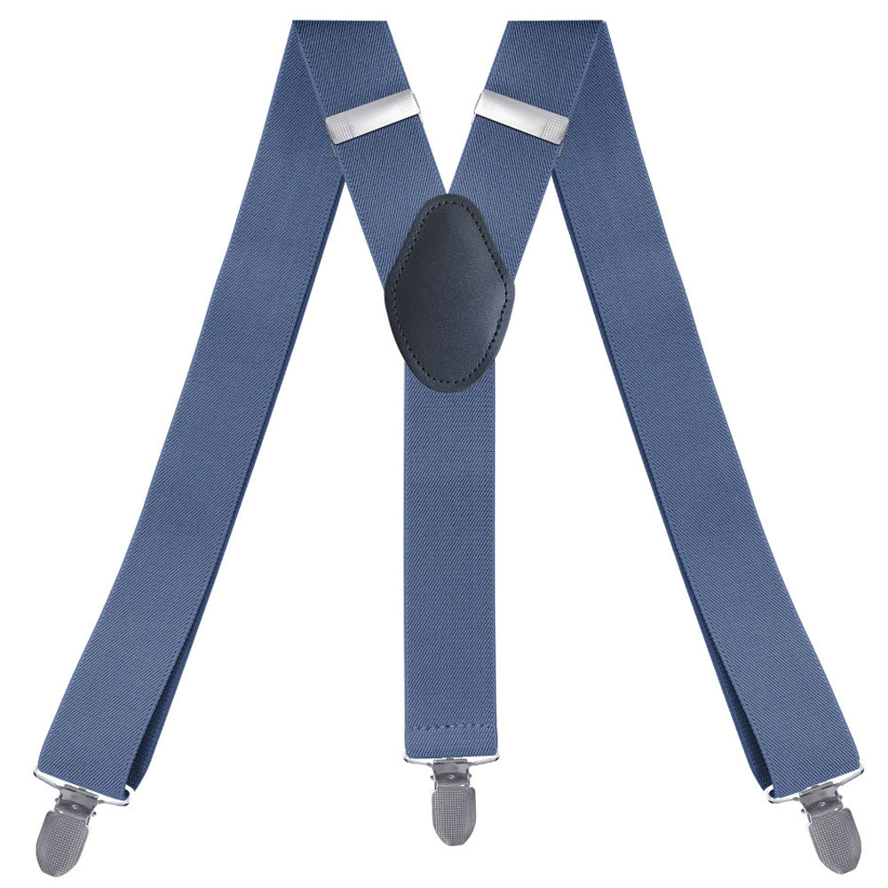 SSDH Suspenders for Men with 3 Strong Metal Clips Y Style Wide 3.5 cm Heavy Duty Suspenders Trouser Braces Adjustable and Elastic for Men and Women