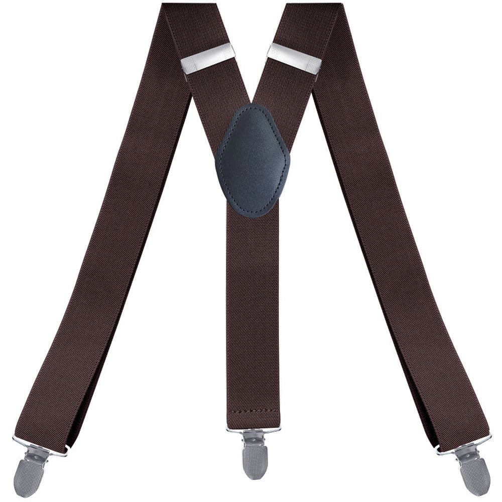 SSDH Suspenders for Men with 3 Strong Metal Clips Y Style Wide 3.5 cm Heavy Duty Suspenders Trouser Braces Adjustable and Elastic for Men and Women