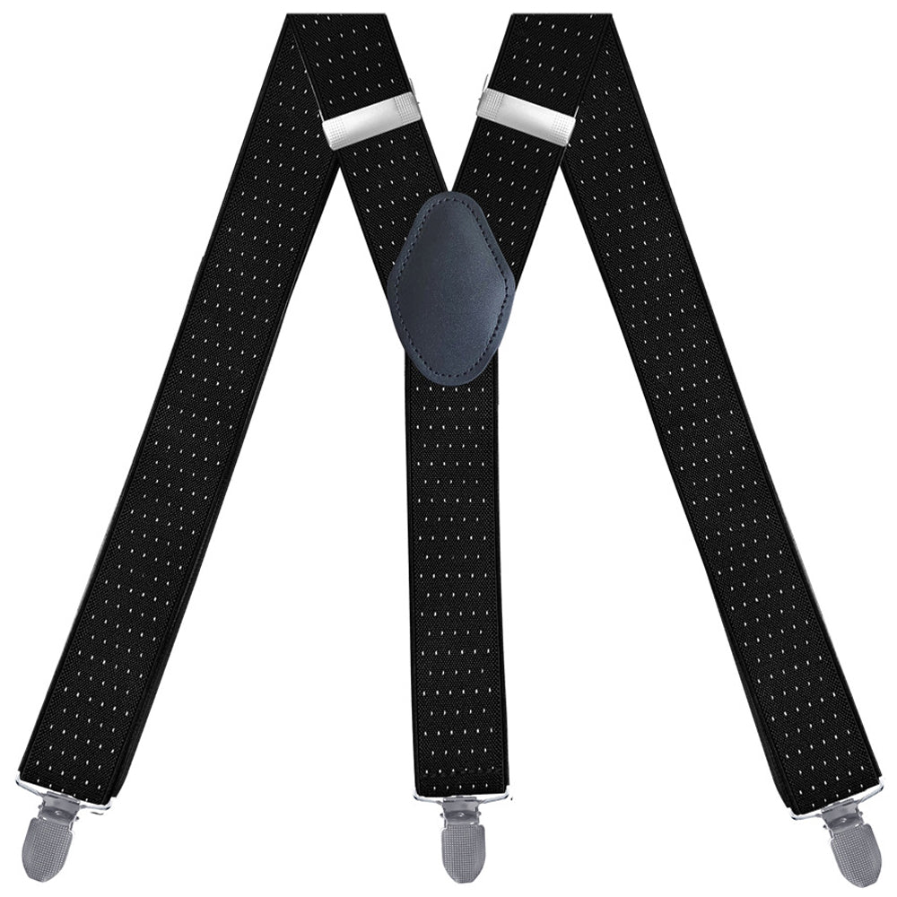 SSDH Suspenders for Men with 3 Strong Metal Clips Y Style Wide 3.5 cm Heavy Duty Suspenders Trouser Braces Adjustable and Elastic for Men and Women
