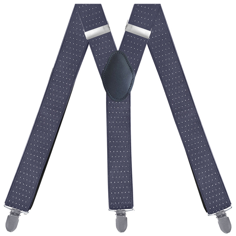 SSDH Suspenders for Men with 3 Strong Metal Clips Y Style Wide 3.5 cm Heavy Duty Suspenders Trouser Braces Adjustable and Elastic for Men and Women
