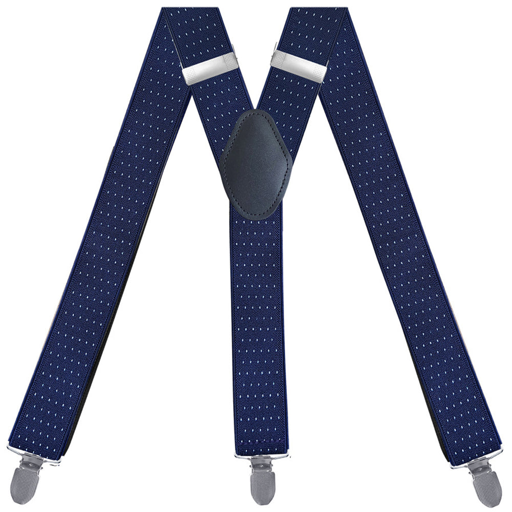 SSDH Suspenders for Men with 3 Strong Metal Clips Y Style Wide 3.5 cm Heavy Duty Suspenders Trouser Braces Adjustable and Elastic for Men and Women