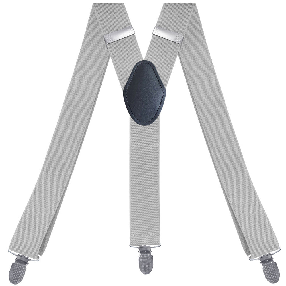 SSDH Suspenders for Men with 3 Strong Metal Clips Y Style Wide 3.5 cm Heavy Duty Suspenders Trouser Braces Adjustable and Elastic for Men and Women