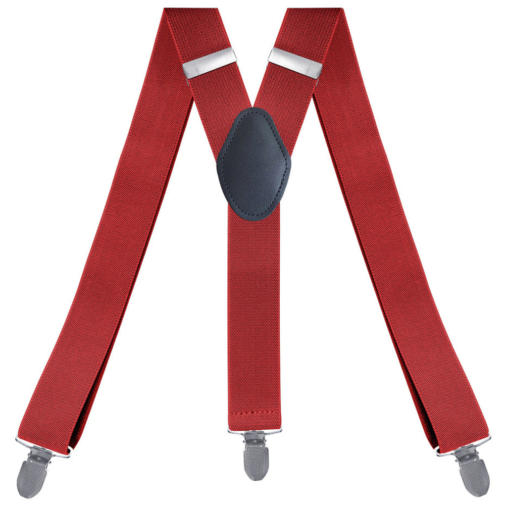 SSDH Suspenders for Men with 3 Strong Metal Clips Y Style Wide 3.5 cm Heavy Duty Suspenders Trouser Braces Adjustable and Elastic for Men and Women