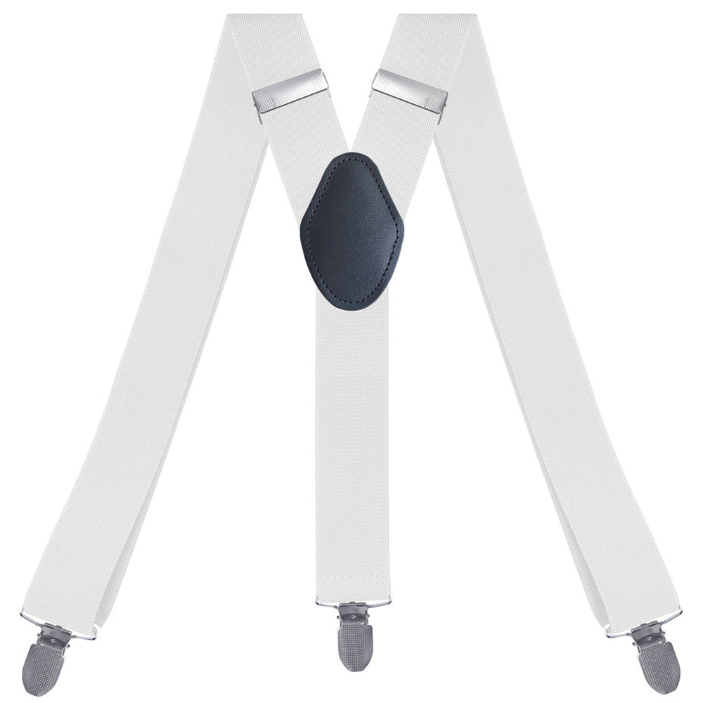 SSDH Suspenders for Men with 3 Strong Metal Clips Y Style Wide 3.5 cm Heavy Duty Suspenders Trouser Braces Adjustable and Elastic for Men and Women