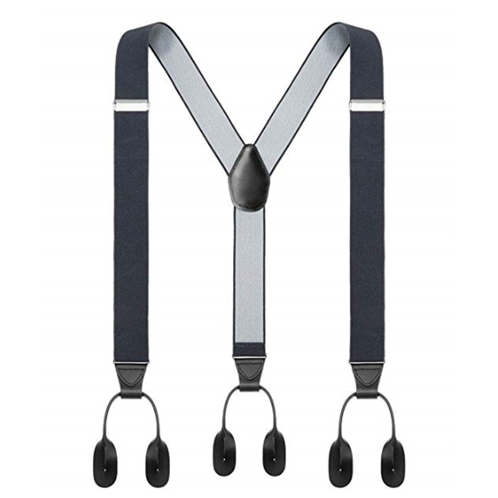 SSDH Suspender for Men Adjustable Y shape Formal Suspender Button End Elastic Suspenders