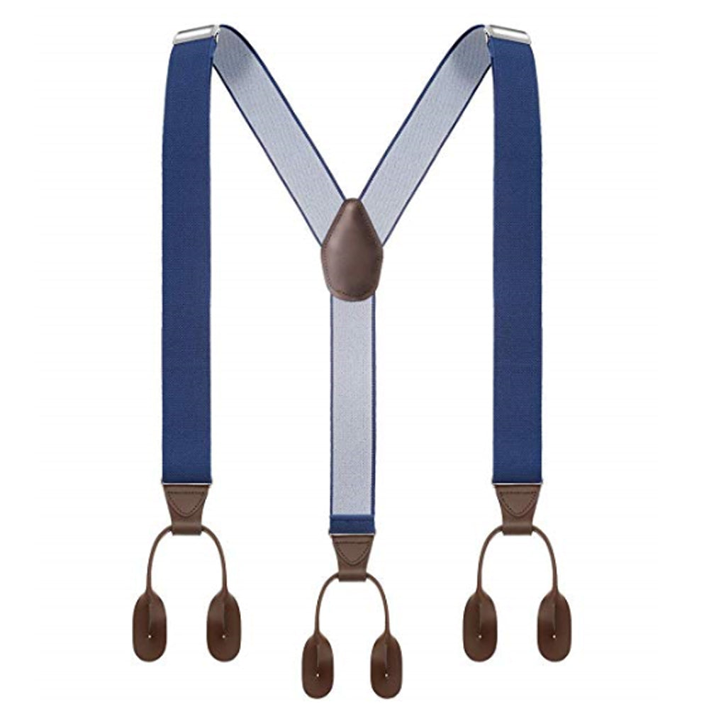 SSDH Suspender for Men Adjustable Y shape Formal Suspender Button End Elastic Suspenders