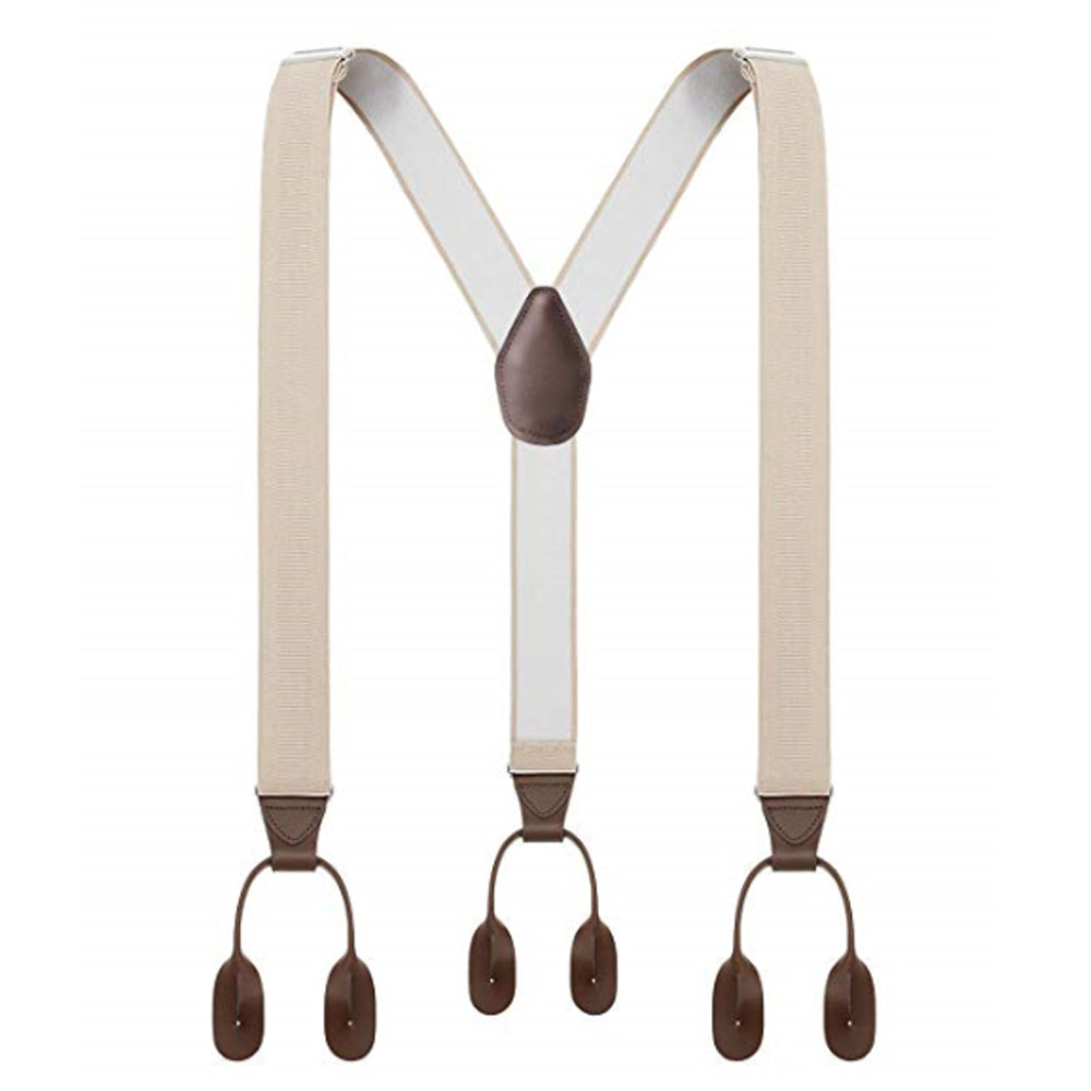 SSDH Suspender for Men Adjustable Y shape Formal Suspender Button End Elastic Suspenders