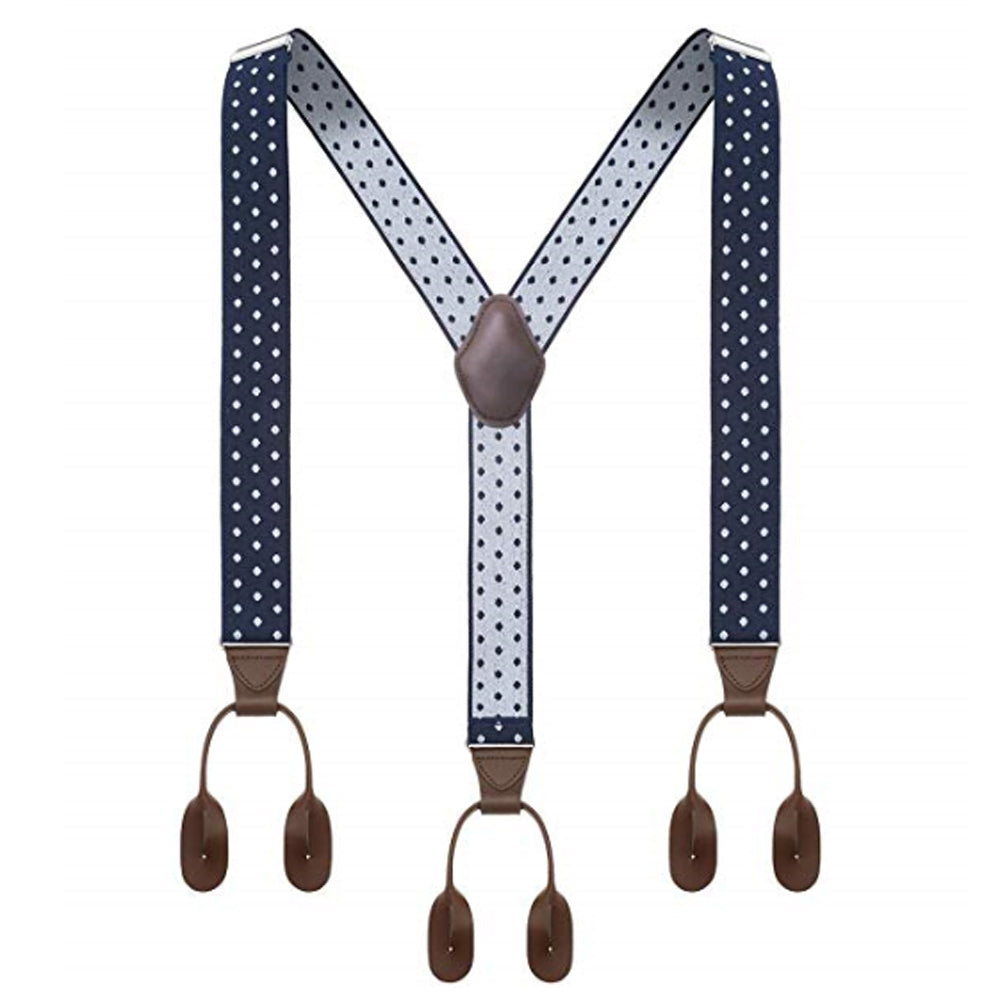 SSDH Suspender for Men Adjustable Y shape Formal Suspender Button End Elastic Suspenders