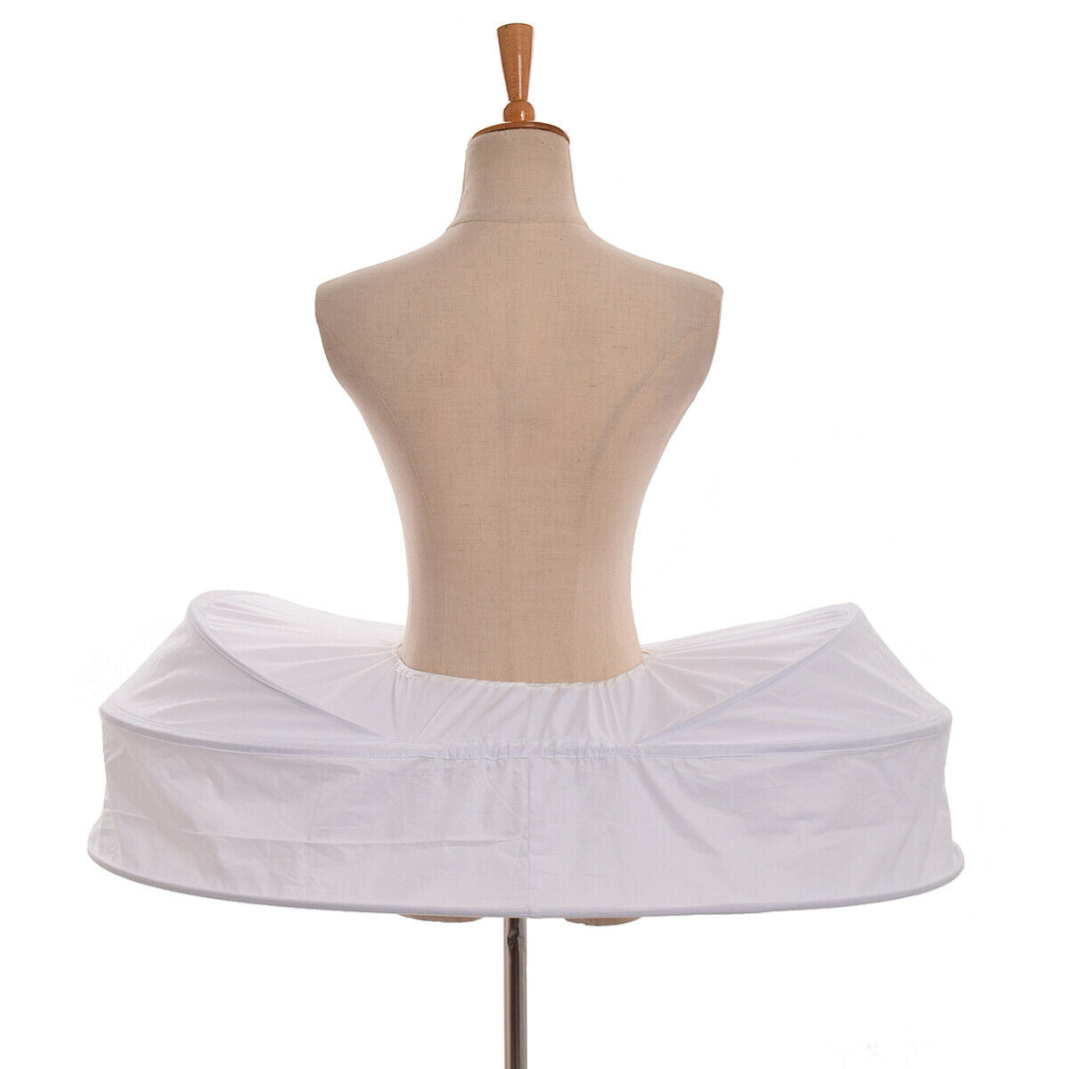 SSDH White Vintage Renaissance Marie Antoinette Hoopskirt Crinoline Party Costume Pannier Petticoat