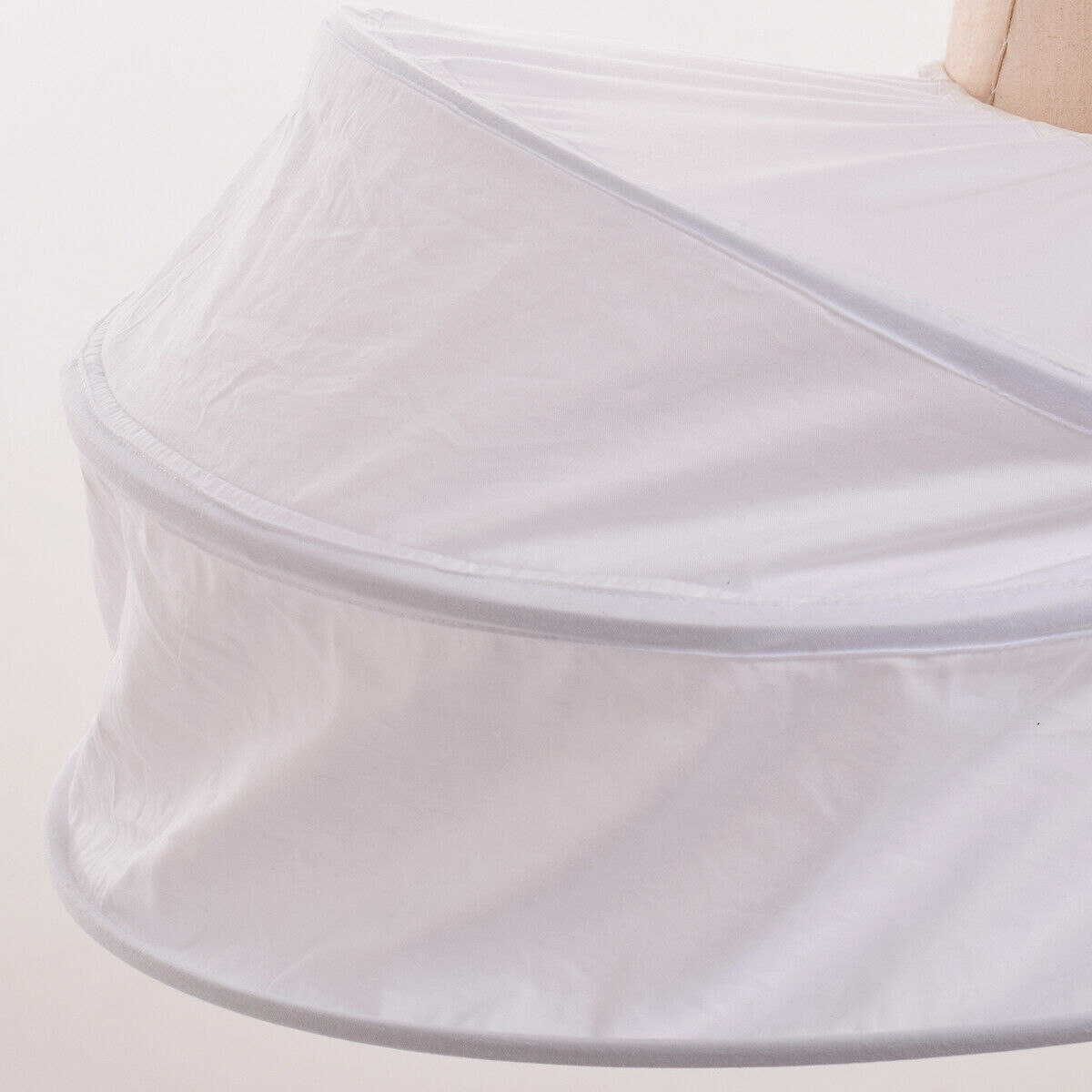 SSDH White Vintage Renaissance Marie Antoinette Hoopskirt Crinoline Party Costume Pannier Petticoat