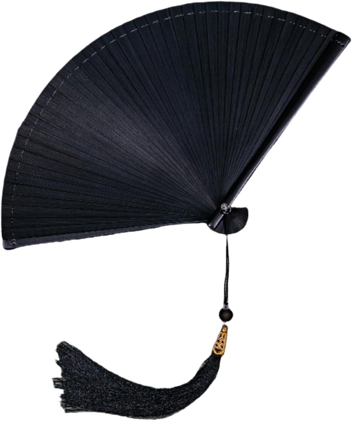 SSDH Bamboo Foldable Hand Fan, Handheld Folding Fan for Women