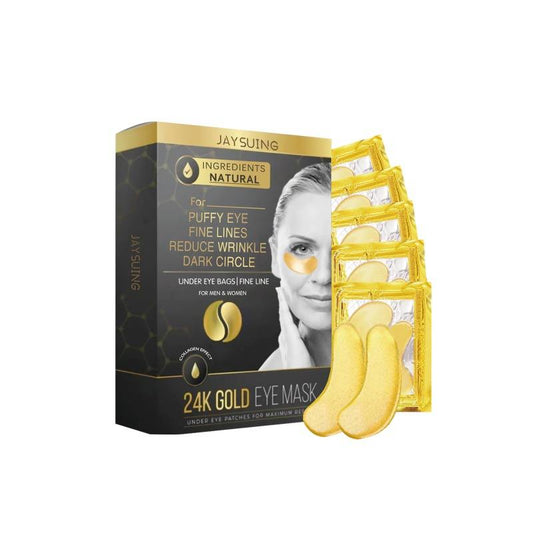 24K Gold Collagen Eye Mask – Firming Under Eye Patches for Dark Circles & Fine Lines