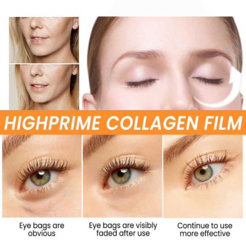 Collagen Hyaluronic Eye Mask – Water-Soluble for Dark Circles & Smoothing